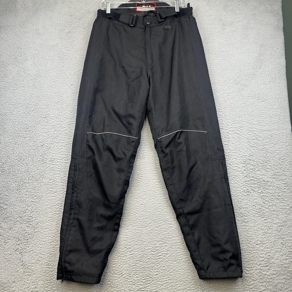 BILT Motorcycle Pants Mens 32 Black Waterproof Protective Touring Riding Gear - Picture 1 of 16